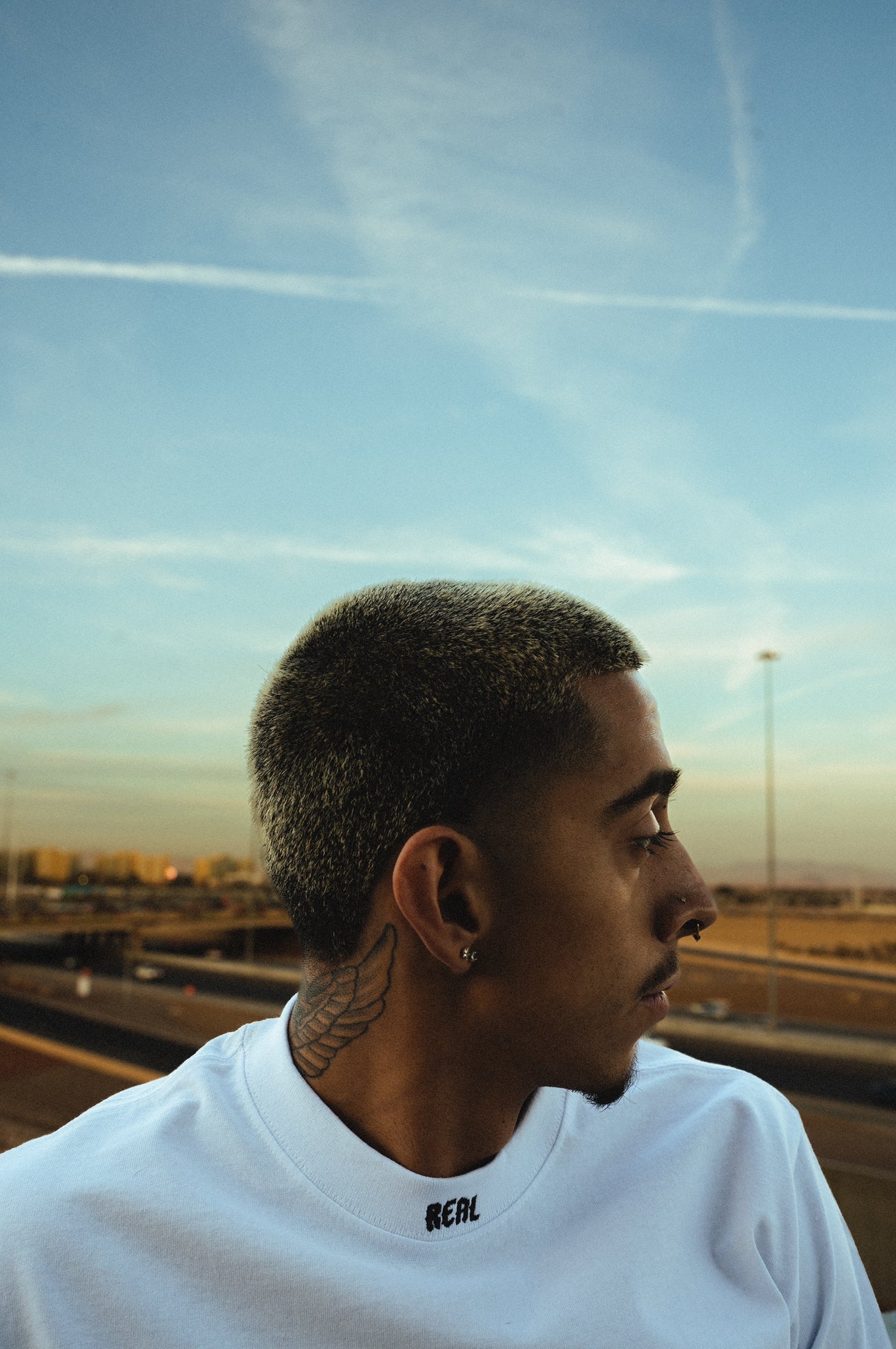 REAL Tee in White